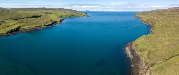 Fototapeta na wymiar Isle of Skye Schottland aus der Luft