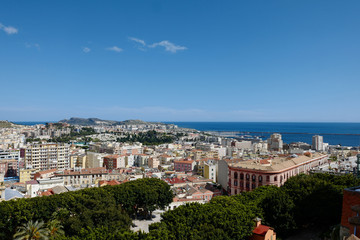 Fototapeta na wymiar Sardinien Cagliari Blick auf die Stadt