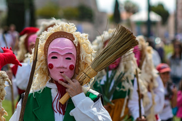 Merdeiros of Vigo at Iberian mask parade in Lisbon