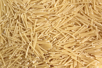 texture of pasta in the form of vermicelli