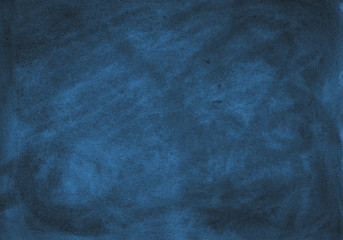 Blue watercolor background for design, illustrations, postcards, place for text. Abstract stain.