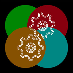 Workflow icon. element illustration