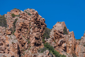 Fototapeta premium The Costa Paradiso on the North Coast of Sardinia between Santa Teresa di Gallura and Castelsardo, Italy
