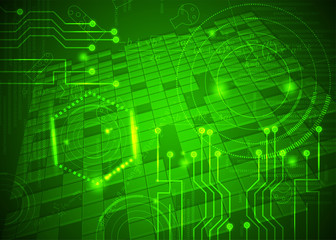 abstract background_12_of formulas, code, mathematical signs and boards, design concept of digital technology and science