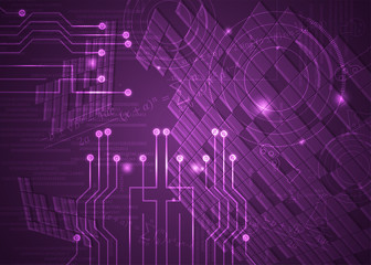 Obraz premium abstract background_15_of formulas, code, mathematical signs and boards, design concept of digital technology and science