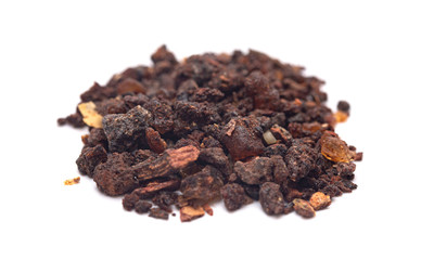 Pile of Myrrh Isolated on a White Background