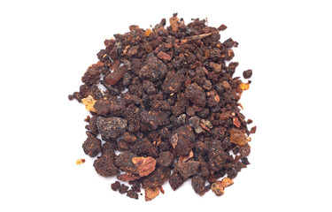 Pile of Myrrh Isolated on a White Background