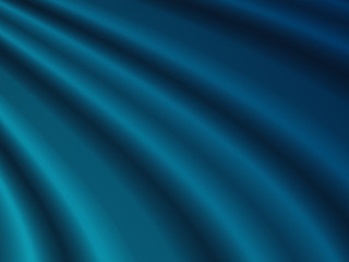 Beautiful Blue Satin. Drapery Background