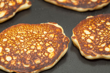 making thick pancakes