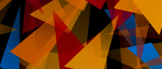 illustration of triangles and angled shapes,  colorful abstract background with geometric elements,...