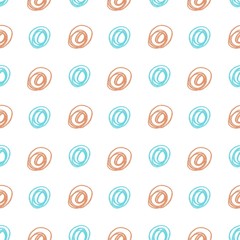 Seamless pattern circles