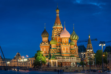 St. Basil's Cathedral in Moscow on Red Square
