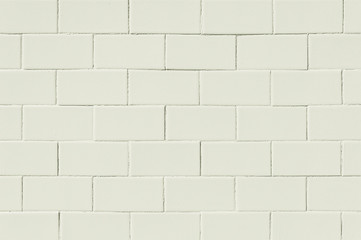 Obraz premium Old white brick wall background texture