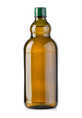 olive oil bottle isolated