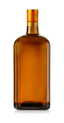 whiskey bottle isolated