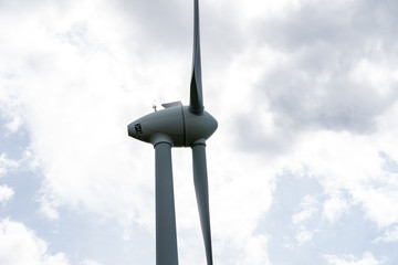 wind turbine against the sky