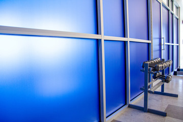 Stylish Gym Area with Weights