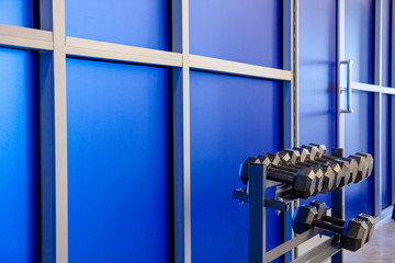 Stylish Gym Area with Weights