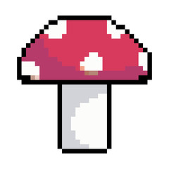 Obraz premium Isolated pointed fungi mushroom design vector illustration