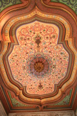 plafond coloré au Bardo