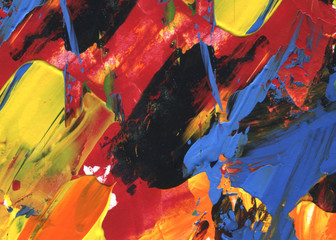 Abstract acrylic and watercolor painting. Color texture background.