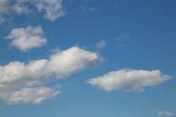 Background of clouds on blue sky.