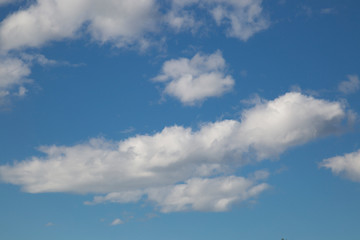 Background of clouds on blue sky.