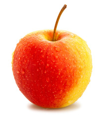 red yellow apple