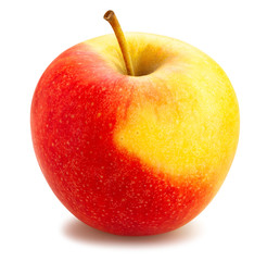 red yellow apple