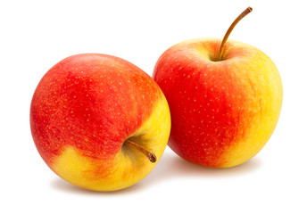 red yellow apple