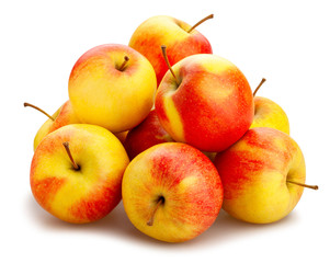 red yellow apple