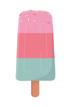 Isolated popsicle design vector illustration