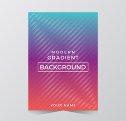 Naklejka premium Minimal covers design. Abstract background gradients