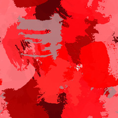 Multi-color seamless vector background. Abstract colored texture from brush strokes and dabs of paint. Grunge pattern for printing on fabric, business cards, posters, labels