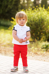 Fototapeta premium fashion toddler girl