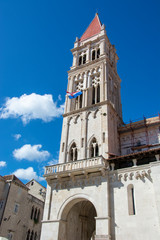 Fototapeta na wymiar St. Lawrence Cathedral in Trogir, Croatia
