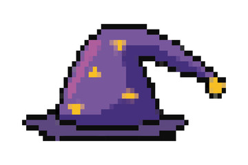 Obraz premium Isolated medieval and fantasy magician hat design vector illustration