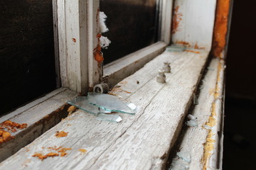 old window and window sill