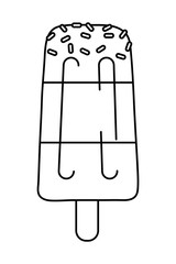 Isolated popsicle design vector illustration