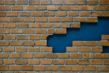 Obraz premium brick wall background texture, abstract background, rock surface