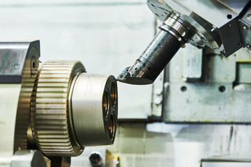 Cnc machine center for metal processing industry. Metalworking