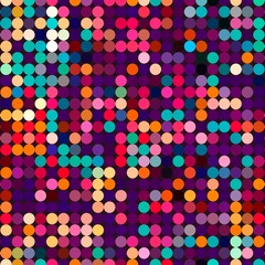 pink and purple colorful abstract backgrounds in circles and polka dots