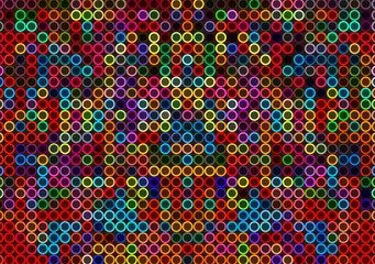Fototapeta na wymiar colorful abstract backgrounds in circles and polka dots
