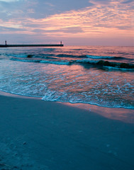 Zachód słońca nad Bałtykiem-Łeba © amadeusz