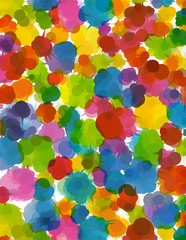 colorful abstract backgrounds in circles and polka dots
