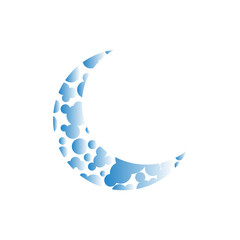 Fototapeta premium Ramadan and Eid Mubarak logo design vector