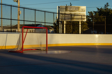 Hockey goals outdoor