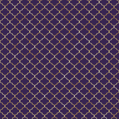 Fototapeta premium Quatrefoil Seamless Pattern - Classic quatrefoil repeating pattern design