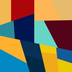 Obraz premium colorful poly morph triangles abstract colorful shapes background patterns