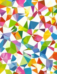 colorful poly morph triangles abstract colorful shapes background patterns